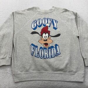 Vintage Goofy Florida Sweatshirt Mens XL Walt Disney World Graphic Raglan